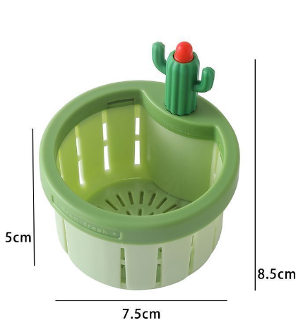 Cactus Sink Drain Strainer — Auto-Dump Food Waste Catcher