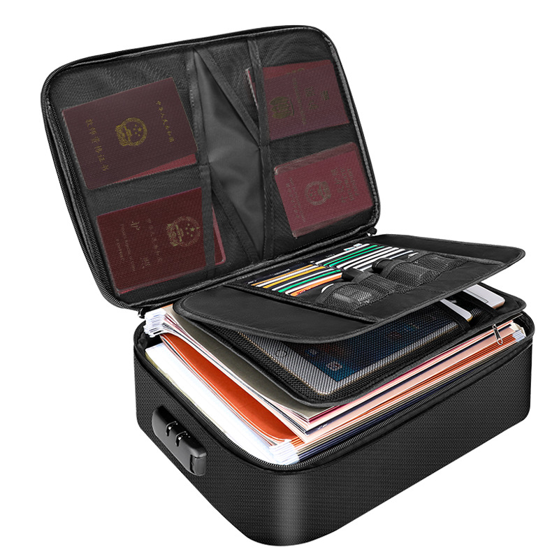 FireProof Document Organizer Bag — Protect Your Most Important Papers