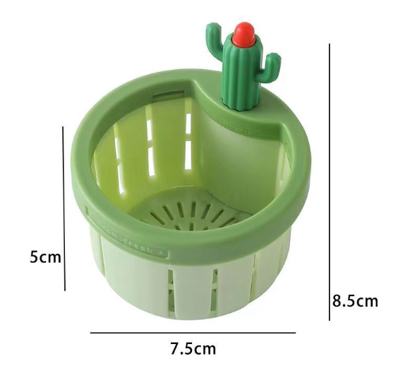 Cactus Sink Drain Strainer — Auto-Dump Food Waste Catcher