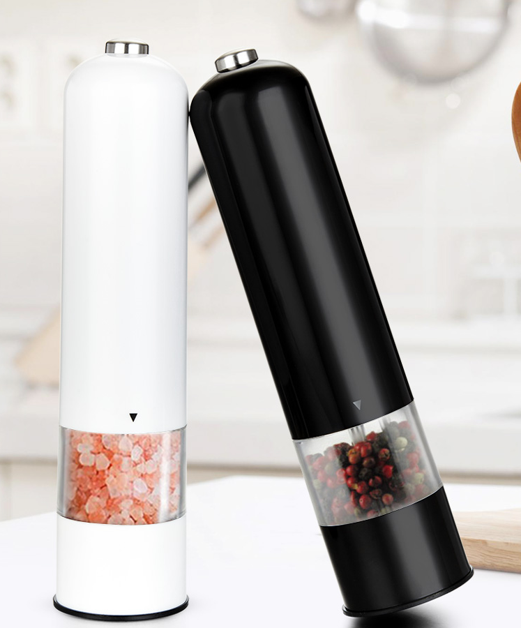 Electric Salt & Pepper Grinder — One-Touch Automatic Mill